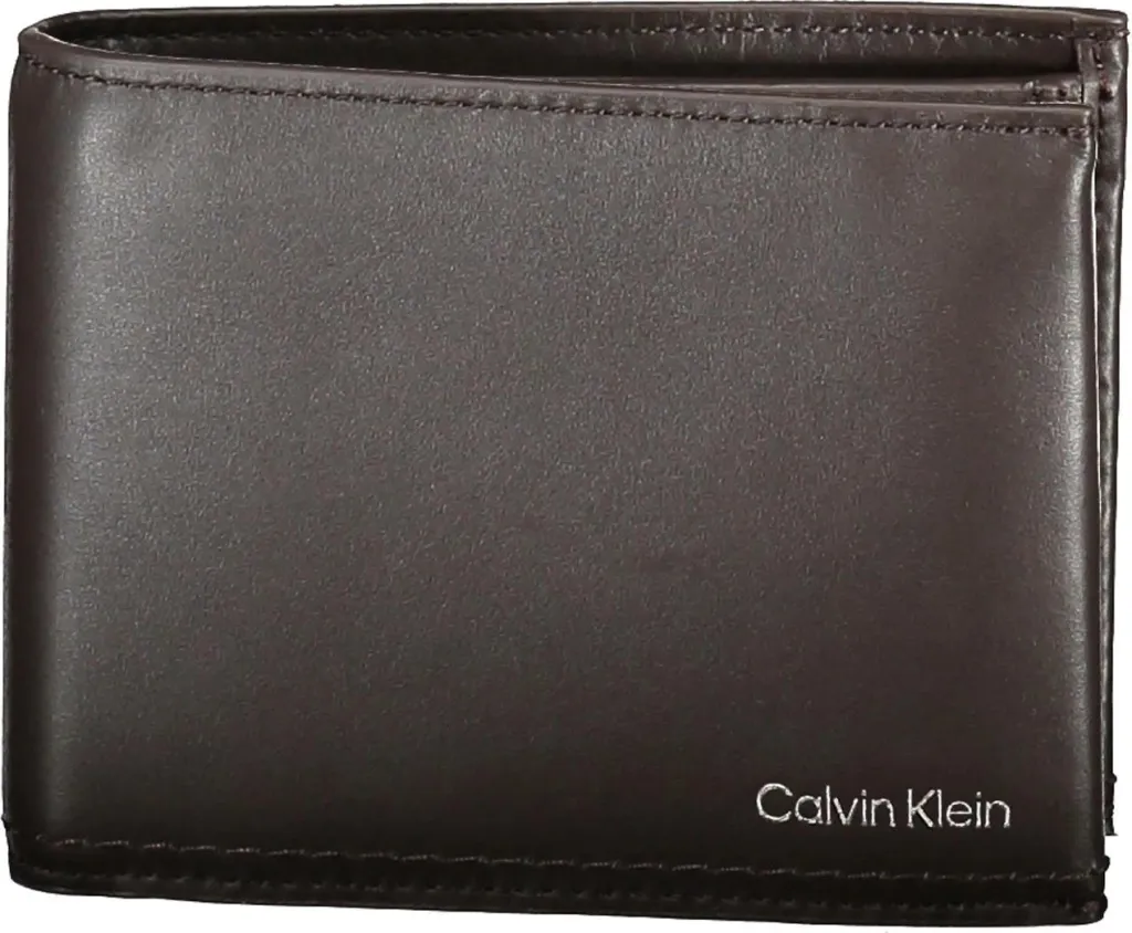Portofol CALVIN KLEIN për meshkuj, kafe - 1