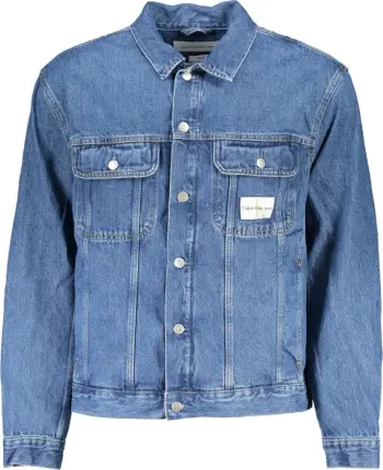 Jakne për meshkuj Calvin Klein, denim, të kaltër