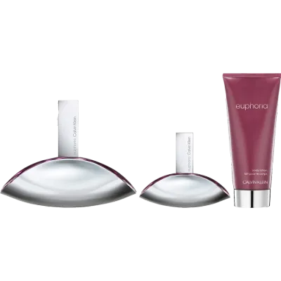 Set Calvin Klein Euphoria Eau De Parfum, 100 ml & Eau De Parfum, 30 ml & Krem hidratues, 100 ml - 2