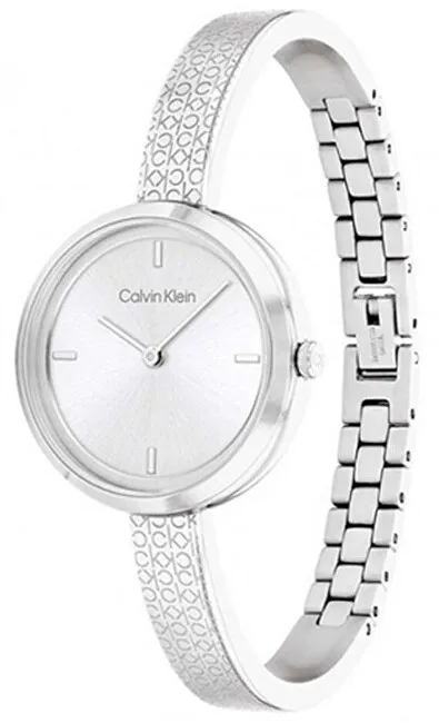 Orë dore për femra Calvin Klein Iconic 25200181, e argjendtë - 2