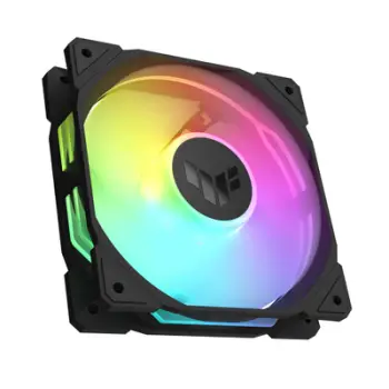 Ventilatorë Asus TUF Gaming TR120 ARGB, 28 mm, i zi