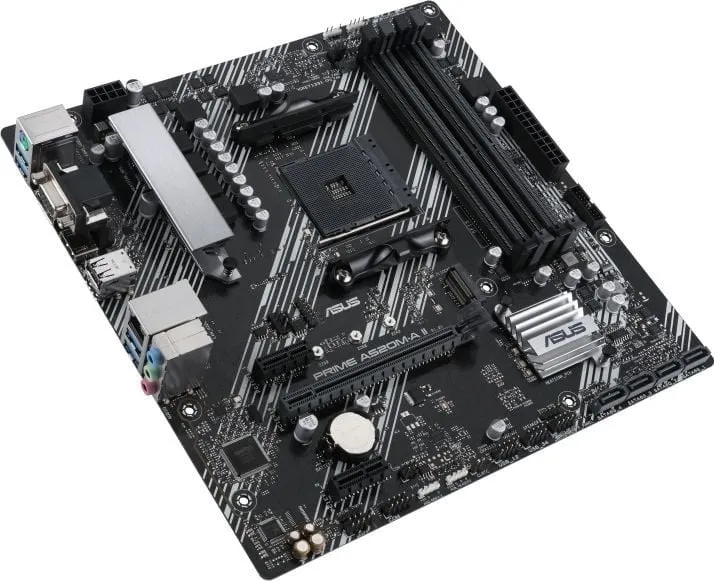 Pllakë amë Asus PRIME A520M-A II/CSM, AMD A520, Socket AM4, 4 slota, Micro ATX - 5