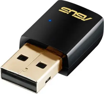 Përshtatës rrjeti ASUS USB-AC51 Dual-Band Wireless-AC600, USB, i zi