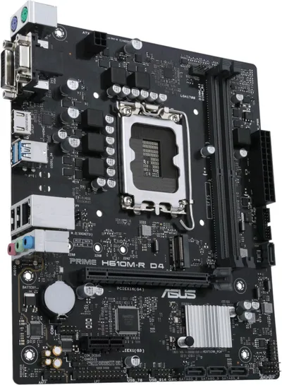 Pllakë amë ASUS PRIME H610M-R D4-SI (DDR4) - Intel H610 - 3