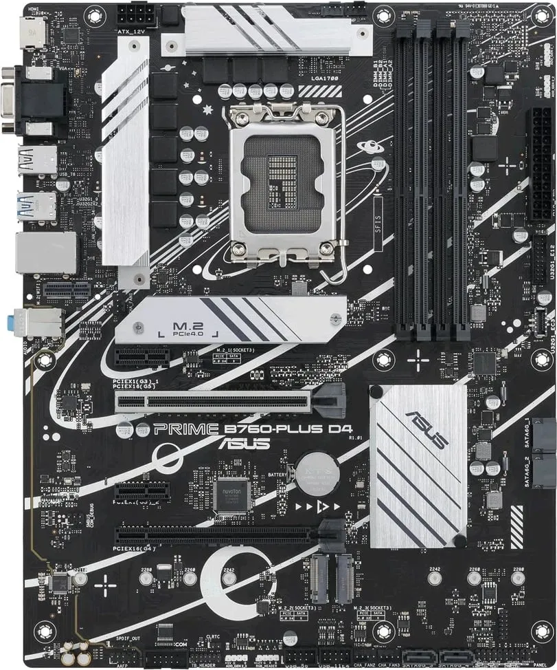 Pllakë amë ASUS PRIME B760-PLUS D4 (DDR4) - Intel B760 - 1