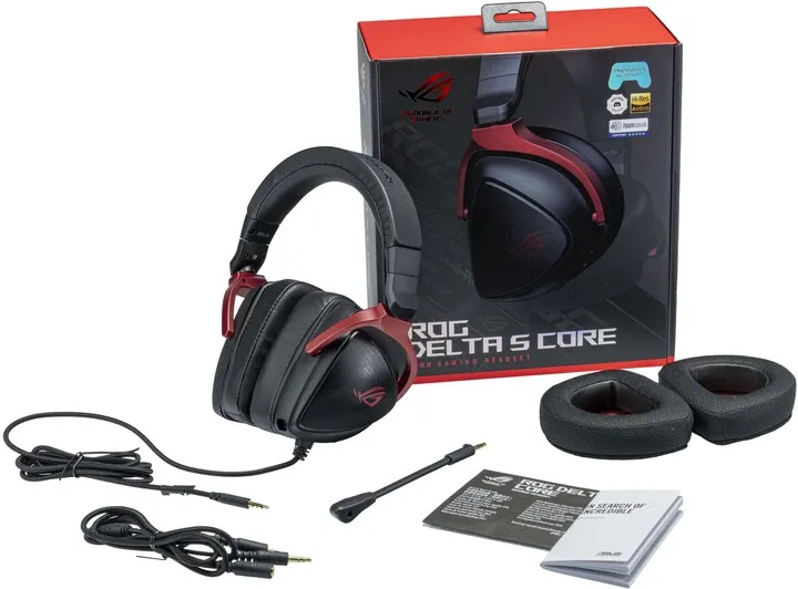 Kufje ASUS ROG Delta S Core, të zeza - 7