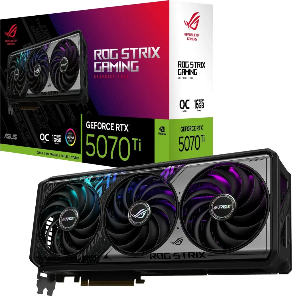 Kartelë grafike ASUS ROG Strix GeForce RTX 5070 Ti, 16GB - 3
