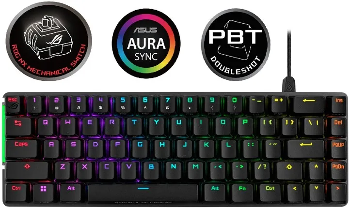 Tastierë ASUS ROG Falchion Ace, NX RED, US - 2