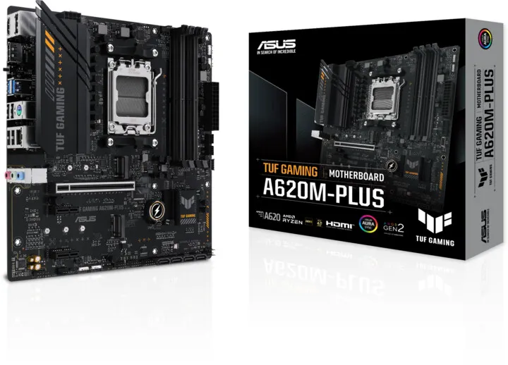 Pllakë amë ASUS TUF GAMING A620M-PLUS - AMD A620 - 4