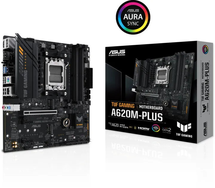 Pllakë amë ASUS TUF GAMING A620M-PLUS - AMD A620 - 5
