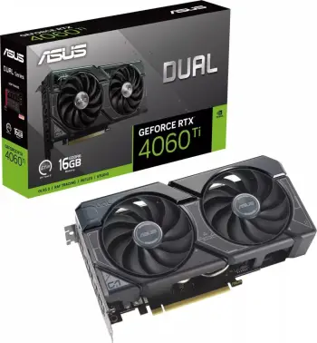 Kartelë grafike ASUS Dual GeForce RTX 4060 Ti Advanced Edition, 16GB GDDR6