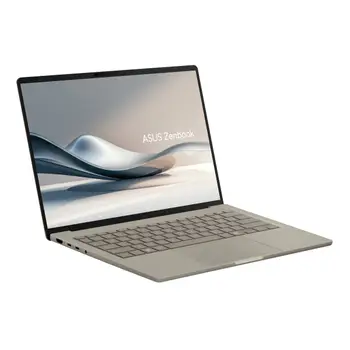 Laptop ASUS Zenbook 14 UX3407QA-OLED305W, 14", Qualcomm Snapdragon X, 32GB RAM, 1TB SSD, bezhë