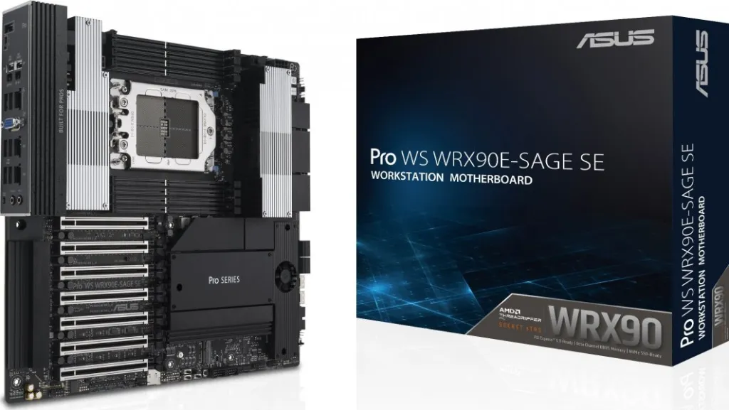 Pllakë amë Asus PRO WS WRX90E-SAGE SE, AMD WRX90, Socket sTR5 - 1