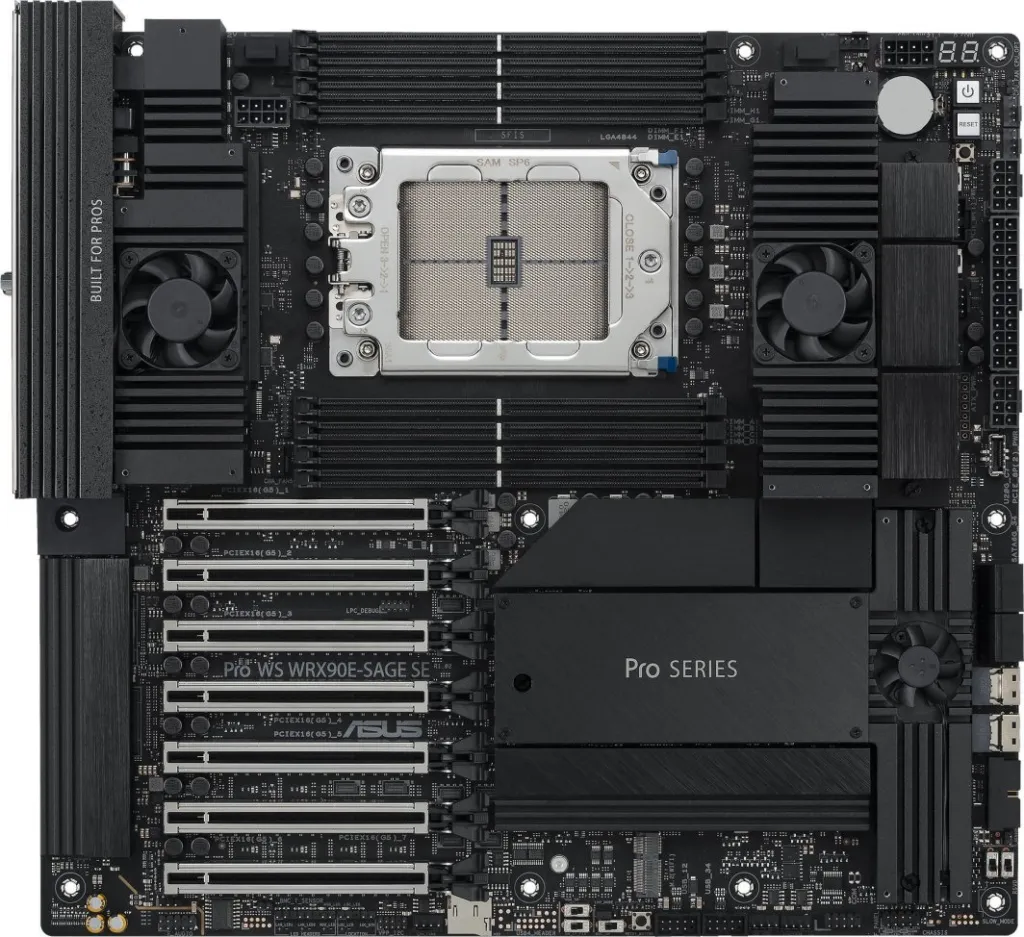 Pllakë amë Asus PRO WS WRX90E-SAGE SE, AMD WRX90, Socket sTR5 - 11