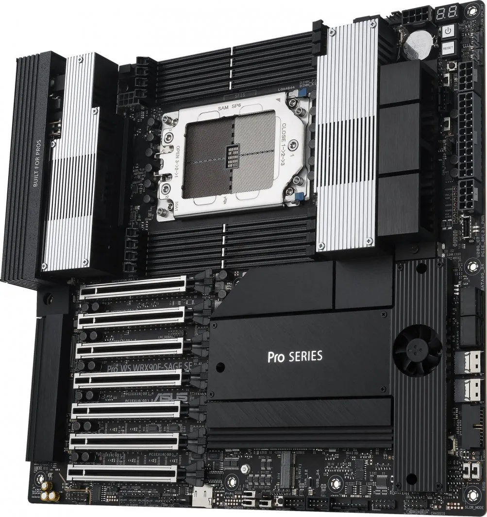 Pllakë amë Asus PRO WS WRX90E-SAGE SE, AMD WRX90, Socket sTR5 - 4