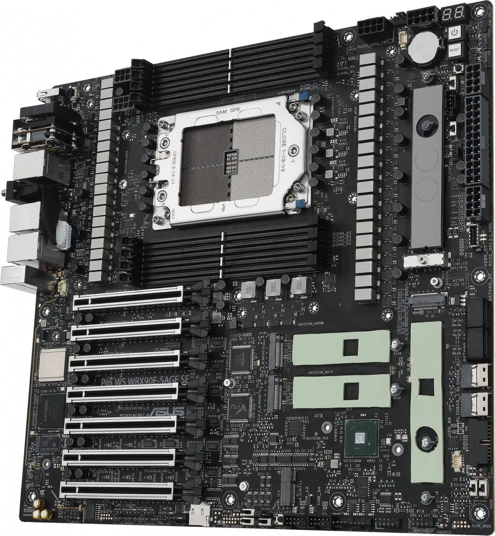 Pllakë amë Asus PRO WS WRX90E-SAGE SE, AMD WRX90, Socket sTR5 - 7