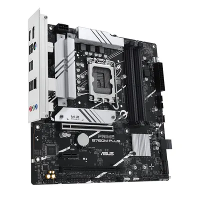 Pllakë amë Asus PRIME B760M-PLUS, Intel B760, Socket 1700, 4 slota, Micro ATX - 2