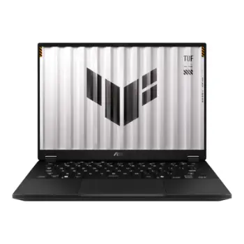 Laptop ASUS TUF Gaming A14 FA401KH‑RG017X, 14″, AMD Ryzen AI 7 350, 32 GB RAM, 1TB SSD, NVIDIA GeForce RTX 5050 8 GB, i zi