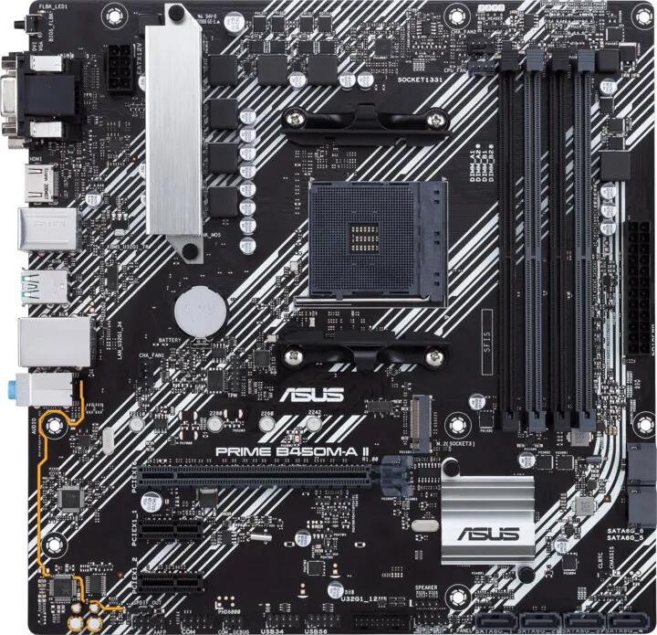 Pllakë amë ASUS PRIME B450M-A II - 1