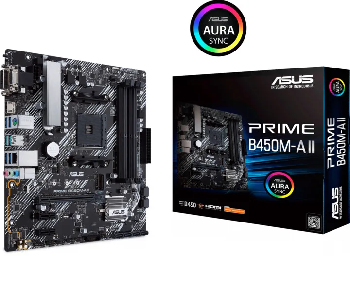 Pllakë amë ASUS PRIME B450M-A II - 6