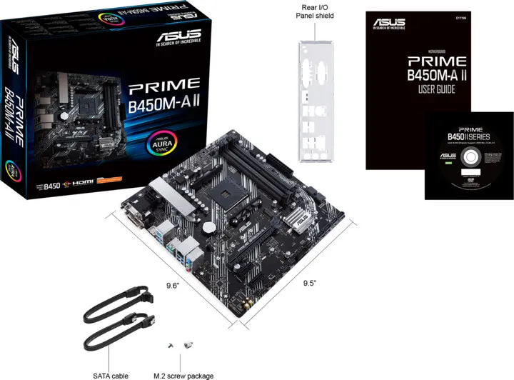 Pllakë amë ASUS PRIME B450M-A II - 7