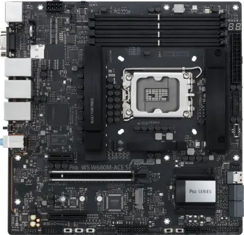 Pllakë amë ASUS PRO WS W680M-ACE SE, Intel W680, Socket 1700, 4 slota, Micro ATX
