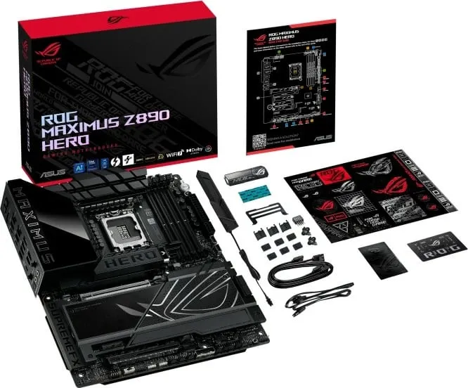 Pllakë amë ASUS ROG Maximus Z890 HERO, LGA 1851, ATX, DDR5, e zezë - 10