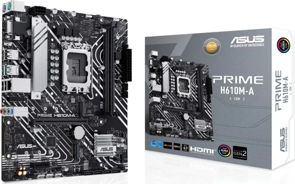 Pllakë amë ASUS PRIME H610M-A-CSM - 1
