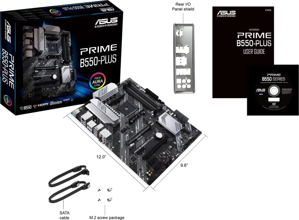 Pllakë amë ASUS PRIME B550-PLUS - 4
