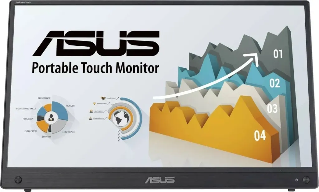 Monitor ASUS ZenScreen MB16AMTR, 15.6", Full HD, i zi - 1