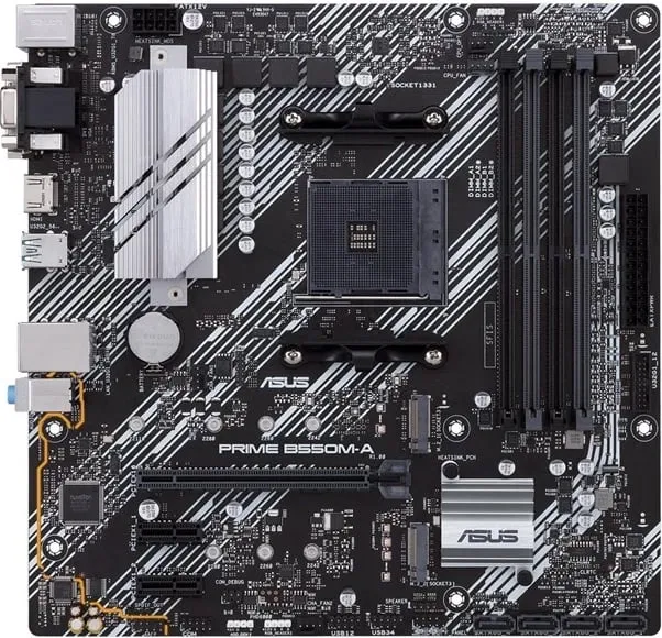Pllakë amë ASUS PRIME B550M-A, AM4, mATX - 1