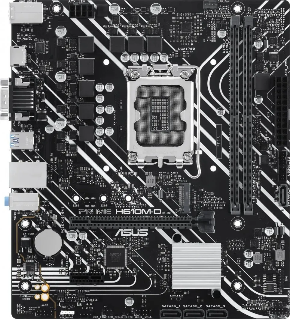 Pllakë amë ASUS PRIME H610M-D - 2