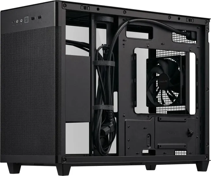 Kasë ASUS PRIME AP201, Micro ATX, e zezë - 28