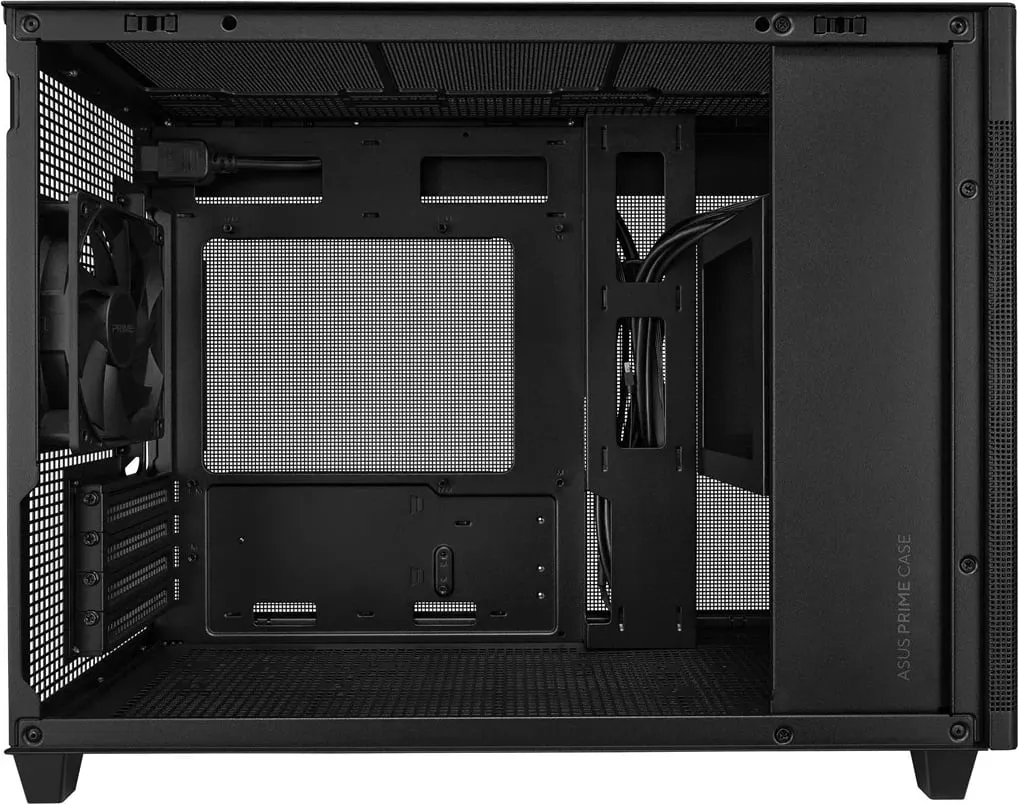 Kasë ASUS PRIME AP201, Micro ATX, e zezë - 5