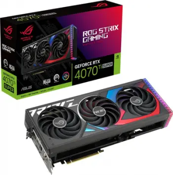 Kartelë grafike ASUS VGA NVIDIA GeForce RTX 4070 Ti SUPER ROG STRIX, 16GB GDDR6X