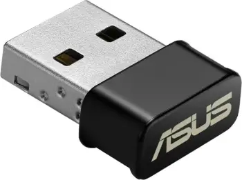 Përshtatës Wi-Fi Asus USB-AC53 Nano, 1200 Mbit/s, 2.4/5 GHz, i zi