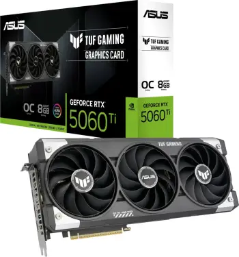 Kartelë grafike ASUS TUF Gaming TUF-RTX5060TI-O8G-GAMING NVIDIA GeForce RTX 5060 Ti, 8 GB GDDR7