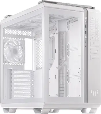 Kasë Asus TUF Gaming GT502 PLUS TG ARGB, e bardhë, Midi Tower