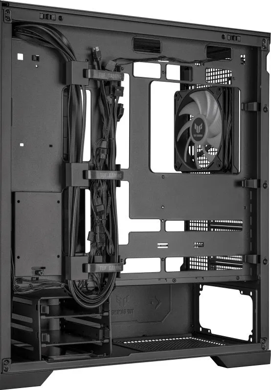 Kasë Asus TUF Gaming GT302 TG ARGB, e zezë, Midi Tower - 6