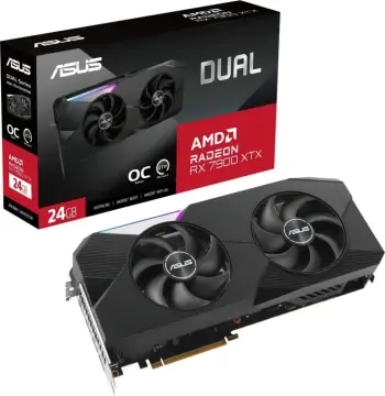 Kartelë grafike Asus Dual Radeon RX 7900 XTX OC 24GB GDDR6
