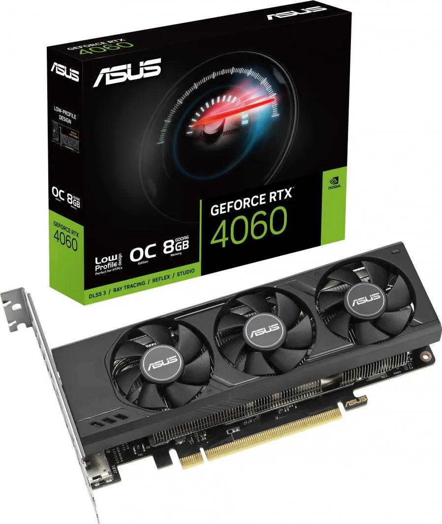 Kartelë grafike Asus GeForce RTX 4060 LP BRK OC 8GB GDDR6 - 1