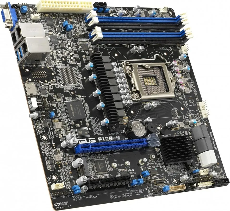 Pllakë amë ASUS P12R-M Intel C252 LGA 1200 micro ATX - 2