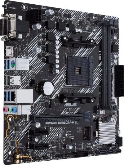 Pllakë amë ASUS Prime B450M-K II AMD B450 Socket AM4 micro ATX - 2