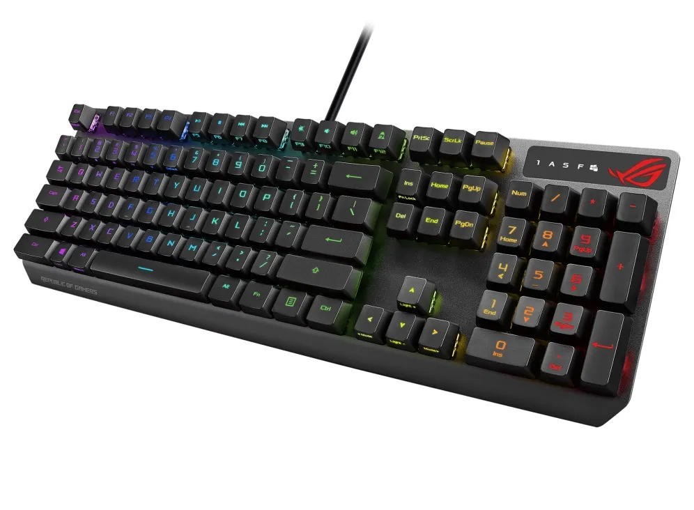 Tastierë Asus ROG Strix Scope RX, e zezë - 3