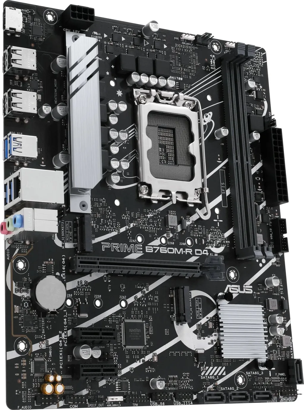 Pllakë amë ASUS PRIME B760M-R D4 Intel B760 LGA 1700 micro ATX - 3