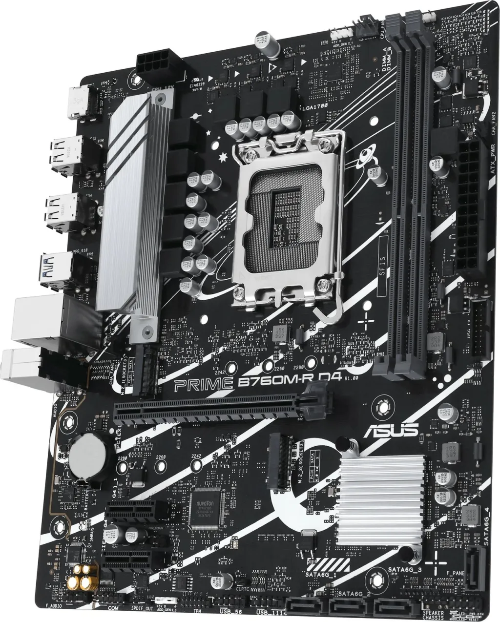 Pllakë amë ASUS PRIME B760M-R D4 Intel B760 LGA 1700 micro ATX - 4