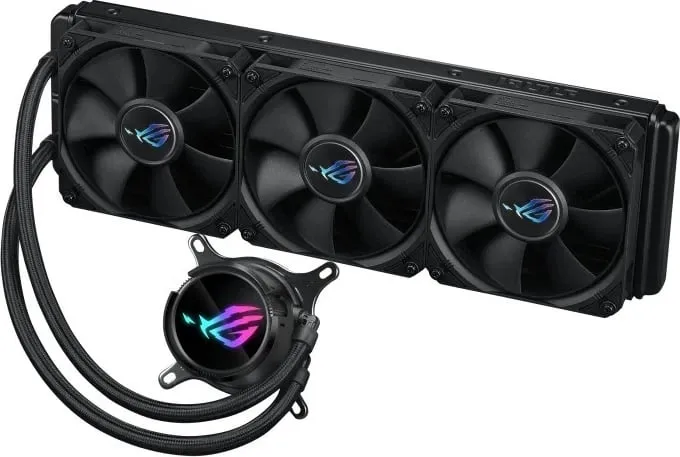 Ftohës me ujë ASUS ROG STRIX LC III 360, 12 cm, i zi - 2