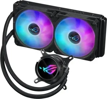 Ftohës me ujë ASUS ROG STRIX LC III 240 ARGB, 12 cm, i zi