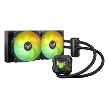 Ftohës me ujë ASUS TUF GAMING LC II 240 ARGB, 12 cm, i zi