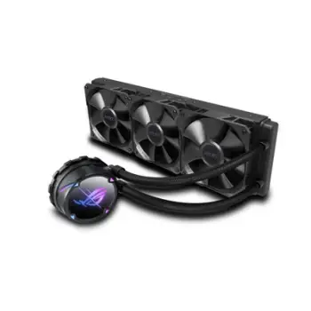 Ftohës me ujë ASUS ROG STRIX LC II 360, 12 cm, i zi
